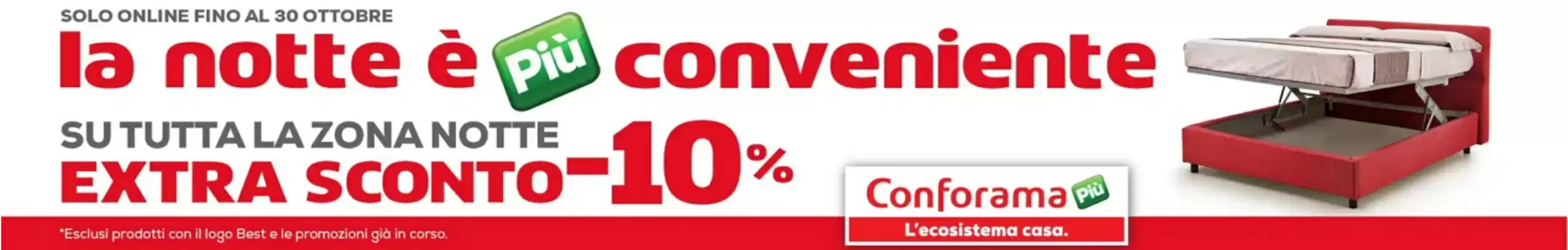 Volantino Conforama (valido fino al 30-10)