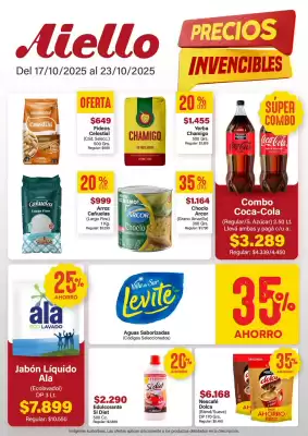 Catálogo Supermercados Aiello (válido hasta 23-10)