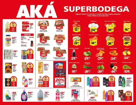 Catálogo AKÁ Superbodega (válido hasta 22-10)