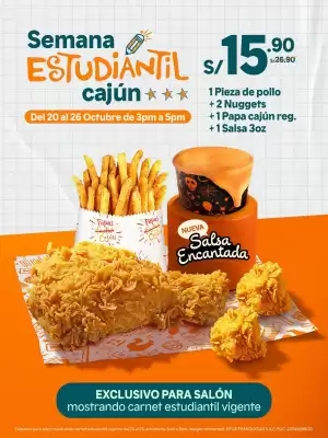 Catálogo Popeyes (válido hasta 26-10)