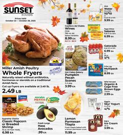 Sunset Foods weekly ad week 43 Page 1