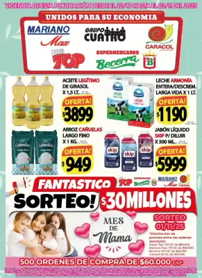 Catálogo Supermercados Mariano Max (válido hasta 3-11)