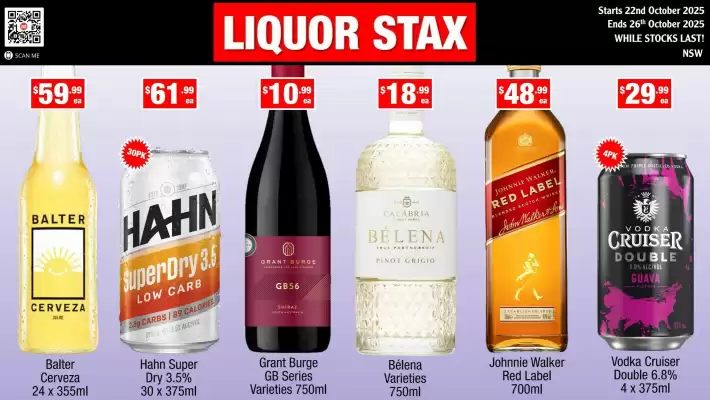Liquor Stax catalogue (valid until 26-10)