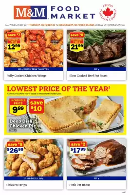 M & M Food Market flyer (valid until 30-10)