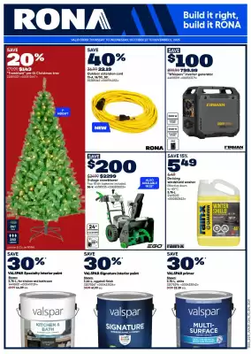 RONA flyer