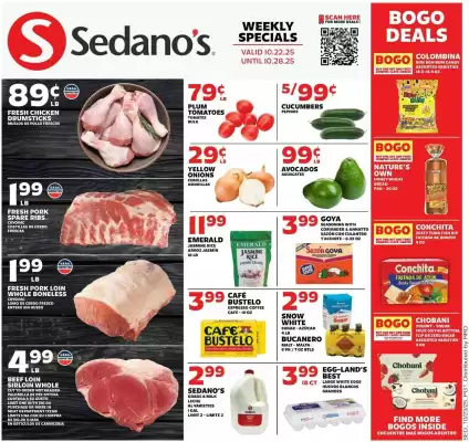 Sedano's weekly ad (valid until 28-10)