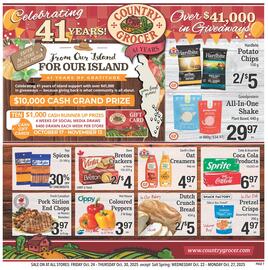 Country Grocer flyer week 43 Page 1