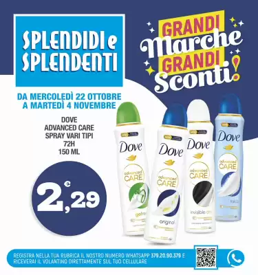 Volantino Splendidi e Splendenti (valido fino al 4-11)