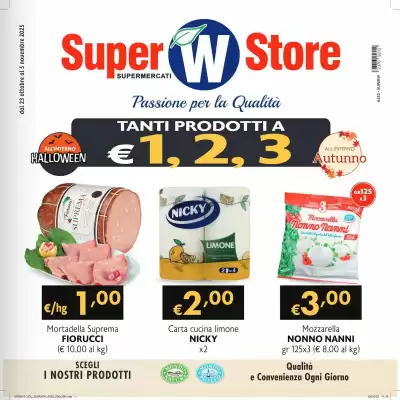 Volantino SuperW (valido fino al 5-11)