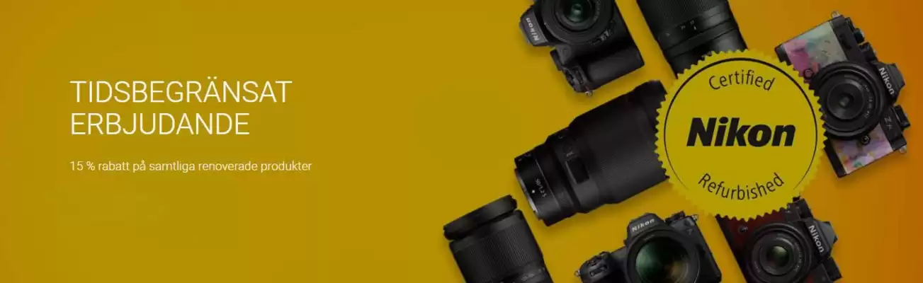 Nikon reklamblad (giltig till och med 5-11)