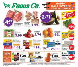 Foods Co weekly ad week 43 Page 1