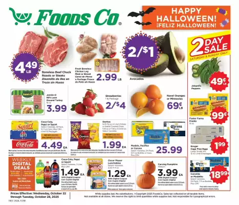 Foods Co weekly ad (valid until 28-10)