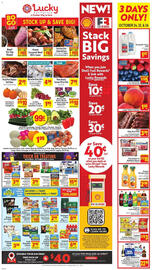 Lucky Supermarkets weekly ad Page 1