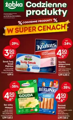 Żabka gazetka (ważność do 4-11)