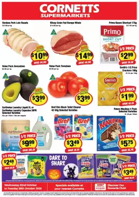 CORNETTS catalogue (valid until 28-10)