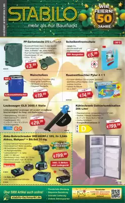 Stabilo Fachmarkt Prospekt (gültig bis 4-11)