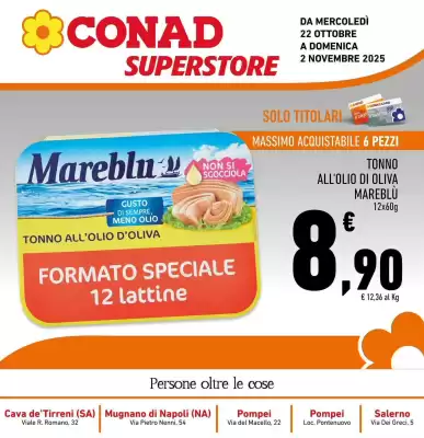 Volantino Conad Superstore (valido fino al 2-11)