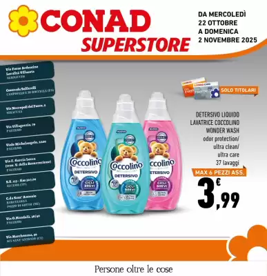 Volantino Conad Superstore (valido fino al 2-11)