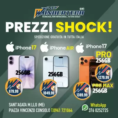 Volantino New Wondertech (valido fino al 27-10)