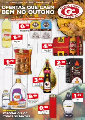 Folheto GidaCarnes Supermercados (válido até 4-11)
