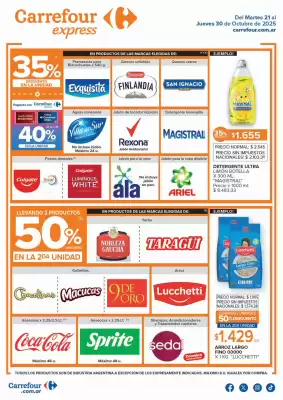 Folleto Carrefour Express (válido hasta 31-10)