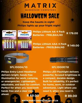 Matrix Warehouse catalogue (valid until 27-10)