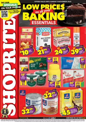 Shoprite catalogue (valid until 9-11)
