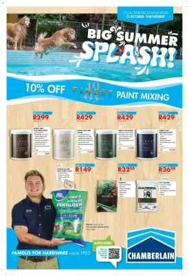 Chamberlain catalogue (valid until 9-11)