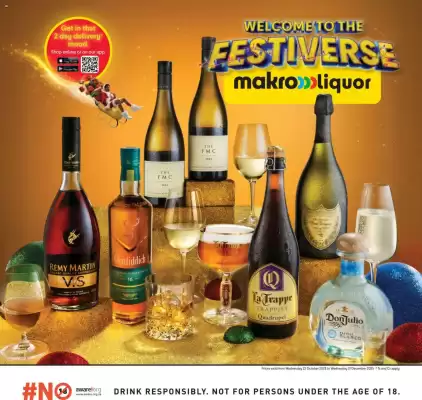 Makro’s liquor catalogue (valid until 31-12)