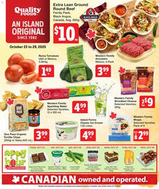 Quality Foods flyer week 43 Page 1