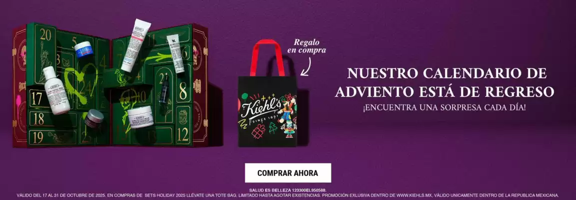 Catálogo Kiehl's (válido hasta 31-10)