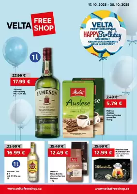 VELTA Free Shop leták (platné do 30-10)