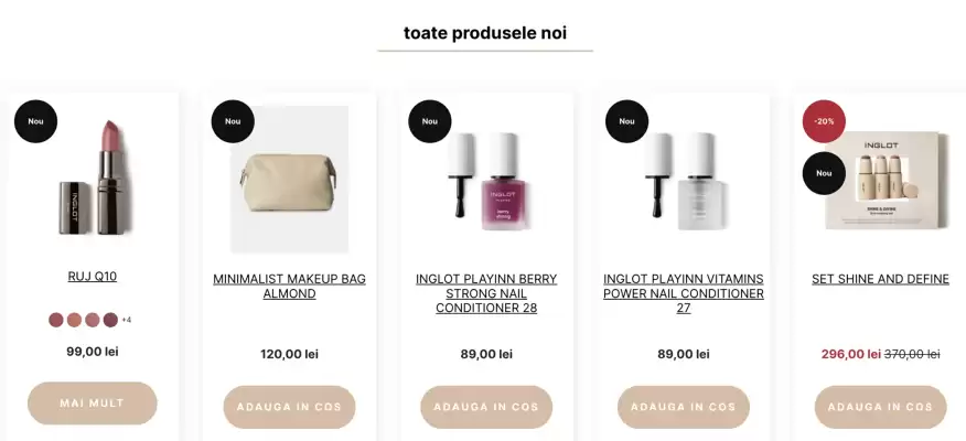 Magazine INGLOT (valid până la 4-11)