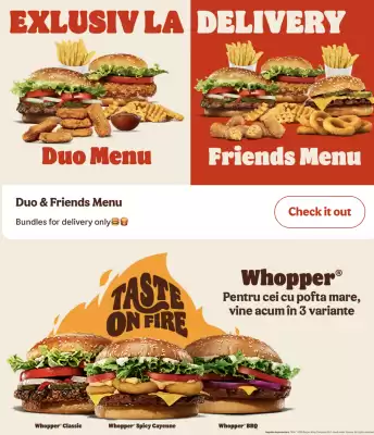 Magazine Burger King (valid până la 28-10)
