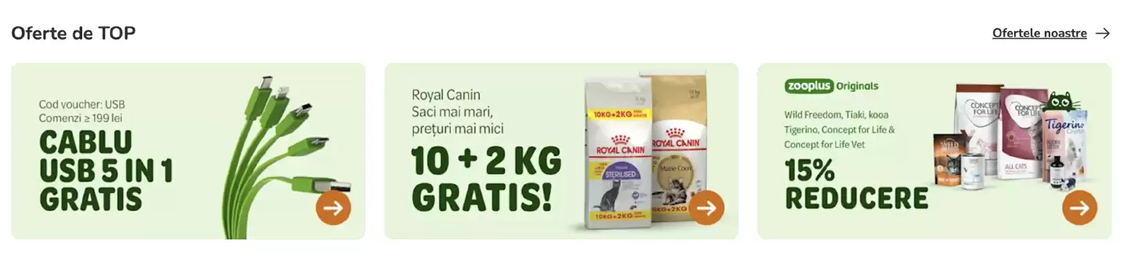 Magazine Zooplus (valid până la 28-10)