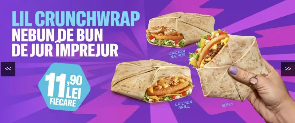 Catalog Taco Bell (valid până la 4-11)