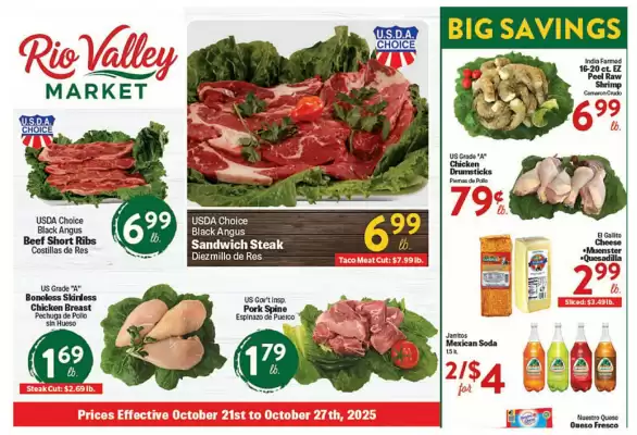 Rio Valley Market weekly ad (valid until 27-10)