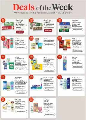 Walgreens weekly ad (valid until 1-11)