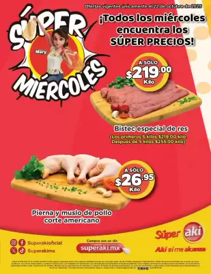 Folleto Super Aki (válido hasta 22-10)