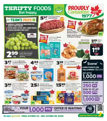 Thrifty Foods flyer (valid until 28-10)