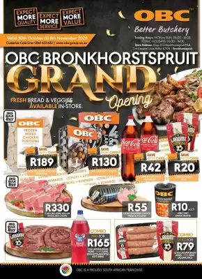 OBC Meat & Chicken catalogue (valid until 8-11)