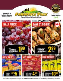 Farmer's Pick flyer week 43 Page 1