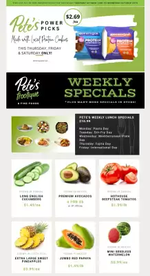 Pete's Fine Foods flyer (valid until 29-10)