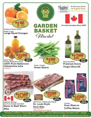 The Garden Basket flyer (valid until 29-10)