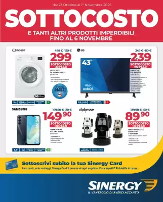 Volantino Sinergy (valido fino al 6-11)