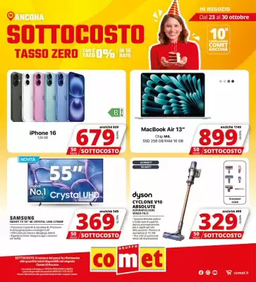 Volantino Comet (valido fino al 30-10)