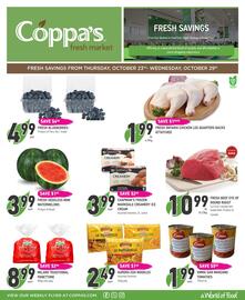 Coppa's Fresh Market flyer week 43 Page 1