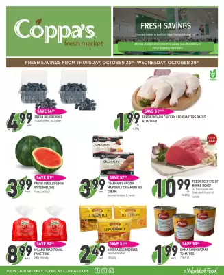 Coppa's Fresh Market flyer (valid until 29-10)