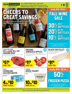 New Seasons Market weekly ad (valid until 28-10)