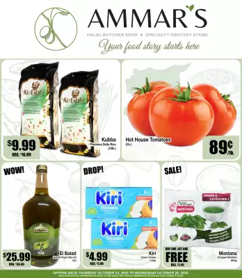 Ammar's Halal Meats flyer (valid until 27-10)